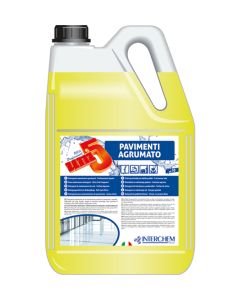 INTERCHEM UNI5 PAVIMENTI AGRUMATO detergente per pavimenti profumato senza risciacquo 5 litri