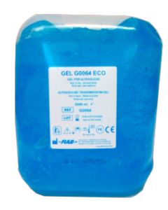 Fiab Gel per ultrasuoni blu 5 litri con bottiglia 250 ml 