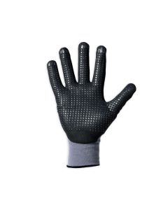 Guanto da lavoro in nylon spalmato in nitrile foam puntinato grigio nero varie taglie Rays Technosafe Hiperfoam