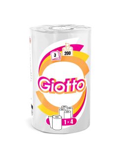 Rotolo asciugatutto 200 strappi 44 metri 3 veli Celtex Giotto