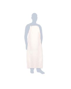 Grembiule riutilizzabile in pvc 100 micron bianco barrier 100