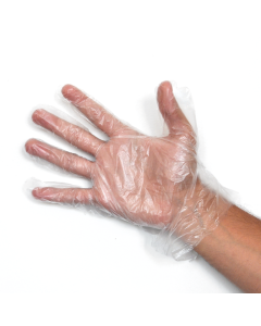 GARDENING DOC POLIETILENE Guanto monouso in HDPE conf. 100 pezzi