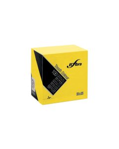 Tovagliolo 25 x 25 cm 2 veli giallo confezione 100 pezzi Infibra Colour