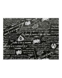 Tovaglietta 30 x 40 cm 1 velo nero confezione 250 pezzi Infibra