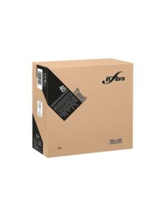 Tovagliolo 38 x 38 cm 2 veli cappuccino confezione 40 pezzi Infibra Tissù