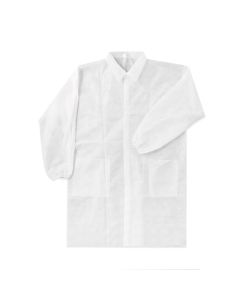 Gardening camice da laboratorio in tnt bianco con chiusura a velcro 50 gr. Conf. Singola
