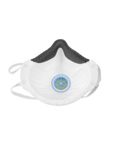 Mascherina FFP2 a conchiglia con valvola bianca monouso confezione da 10 pezzi Rays Savemask