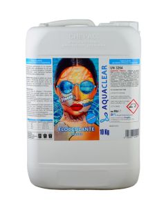 Flocculante liquido schiarente per piscine tanica 10 kg Aquaclear