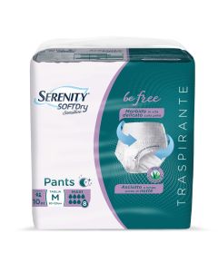 Mutandina assorbente taglia L Maxi da 10 pezzi Serenity SoftDry Sensitive Pants Be Free