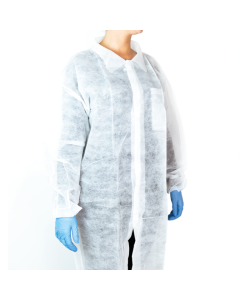 Gardening camice da laboratorio in tnt blu con chiusura a velcro 50 gr. Conf. Singola 