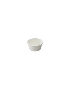Ciotolina finger food in polpa di cellulosa bianca Ø 6 x 3 cm 50 pezzi Leone