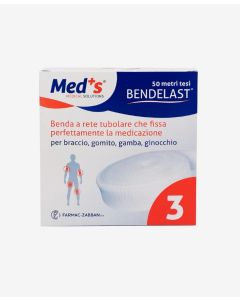 Rete elastica tubolare per medicazioni calibro 3 rotolo da 50 m Med's Bendelast