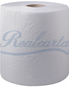 Bobina di carta asciugatutto 2 veli 800 strappi da 2 rotoli Realcarta Paper Wall 1500