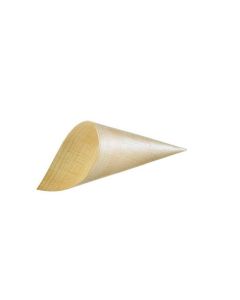 Cono in legno di pioppo grande Ø 5,5 x 15,5 cm 50 pezzi Leone