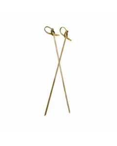 Spiedini con fiocco in bambù 15 cm confezione da 100 pezzi Byo
