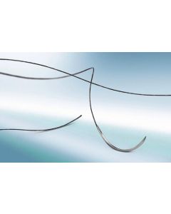 Sutura monofilamento non assorbibile in poliammide B-BRAUN SUPRAMID NERO 4/0 (1,5) 75cm ds 19