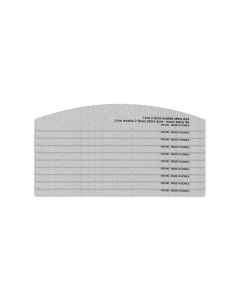 Lima unghie a due facce Moon lavabile Zebra dura 100/180 confezione da 10 pezzi Xanitalia