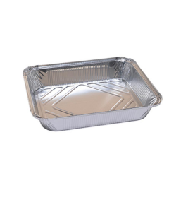 Vaschetta alluminio 8 Porz. senza coperchio 50 pezzi X1G - Compak